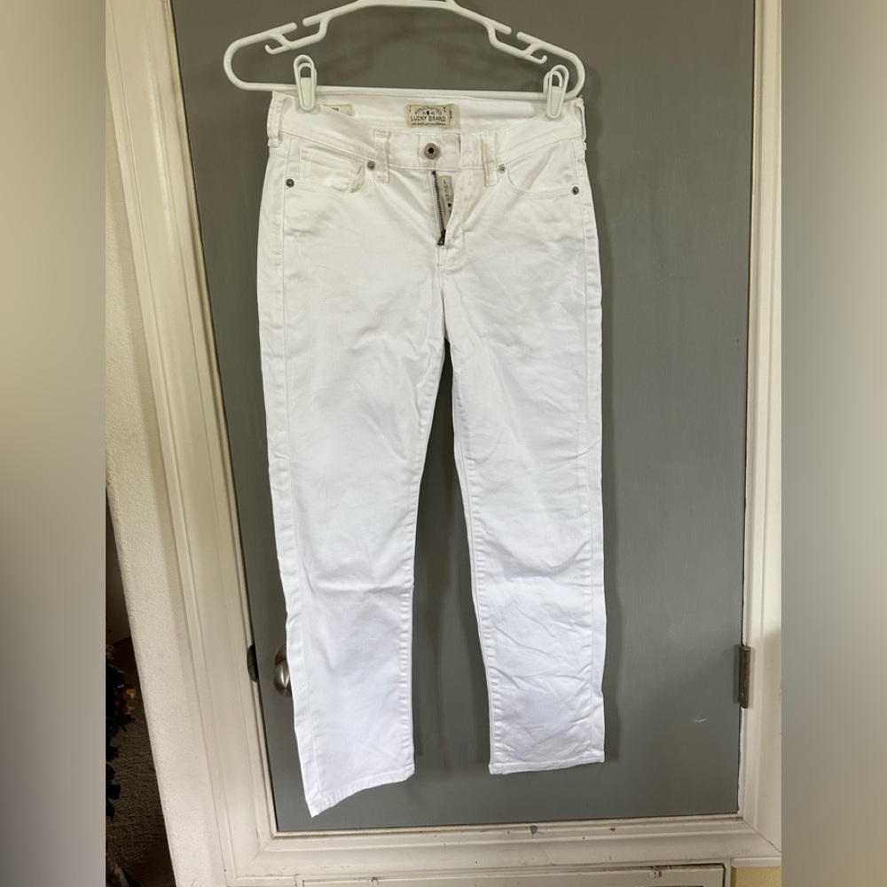 Lucky Brand White Denim Jeans